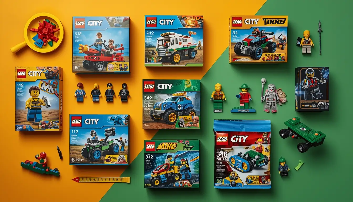 Caixas de set LEGO Classic, City, Creator e muito mais