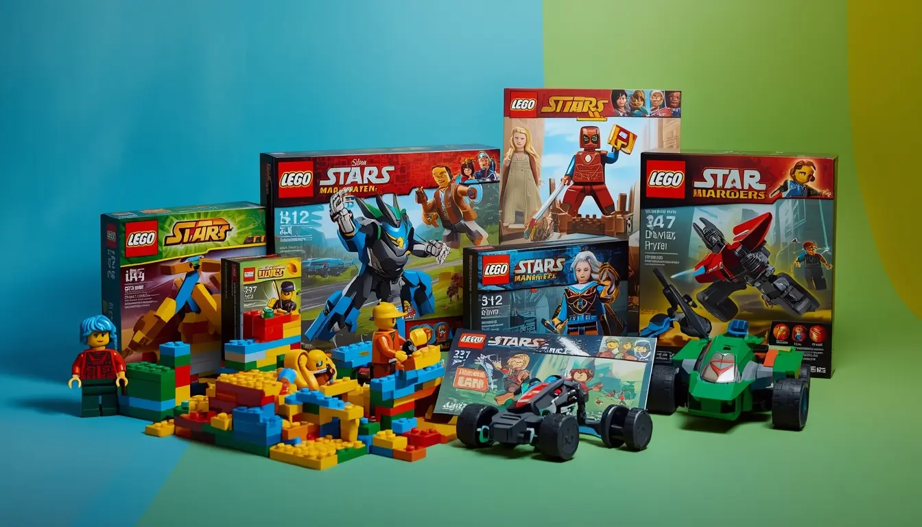 Sets LEGO vários tema para crianças a partir de 4 anos de idade