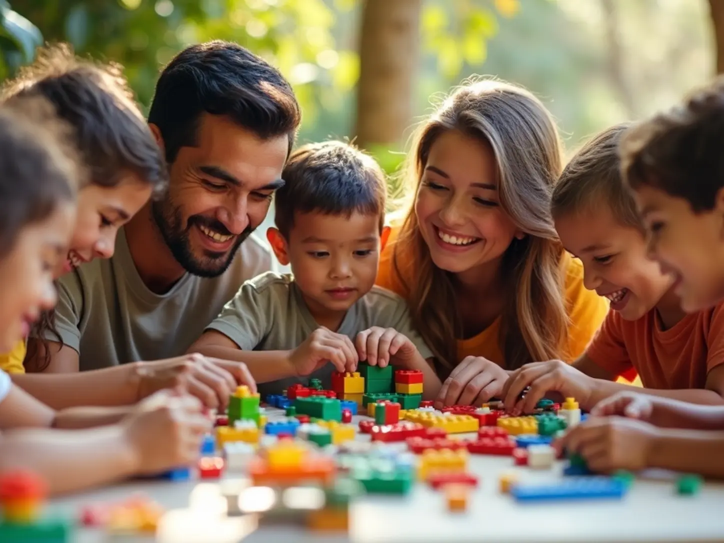 Desenvolvimento habilidades sociais com blocos de montar LEGO