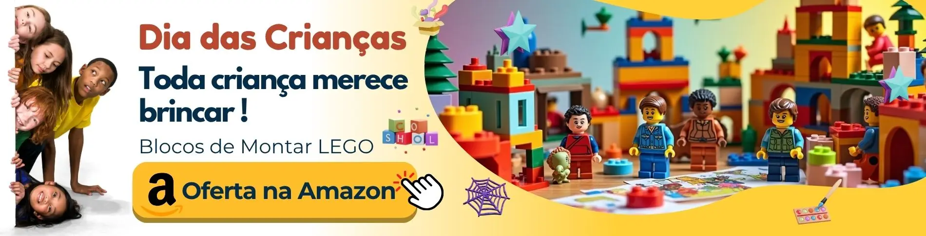 Blocos de Montar LEGO - Dias das Crianças