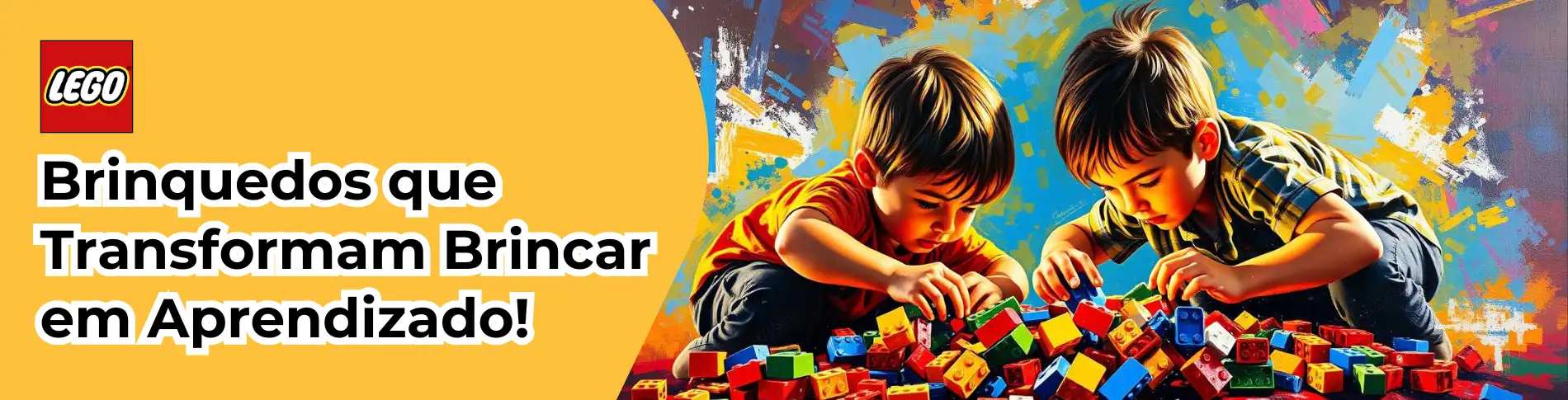 LEGO - Blocos de Montar que transforma brincadeira em aprendizado