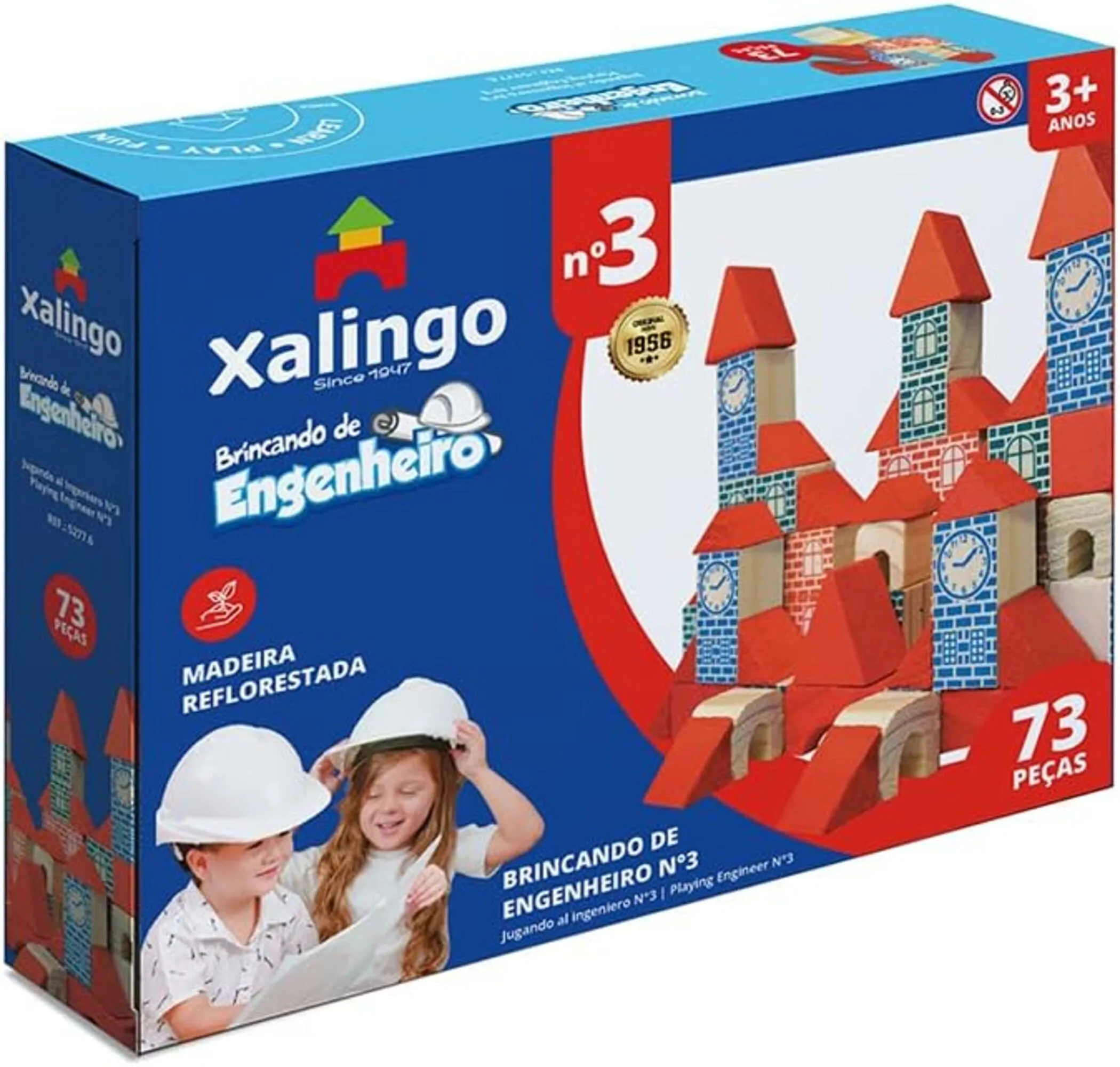Xalingo - Brincando de Engenheiro 73 Peças