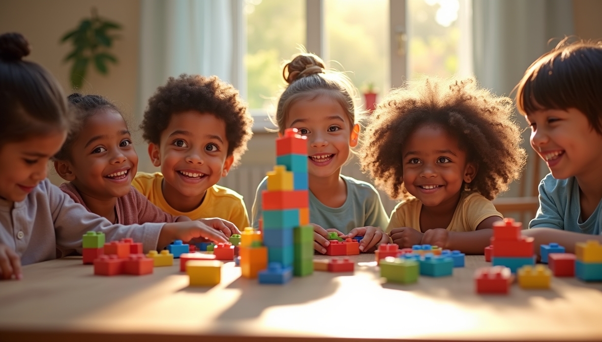 Brinquedo de montar LEGO para crianças criativas