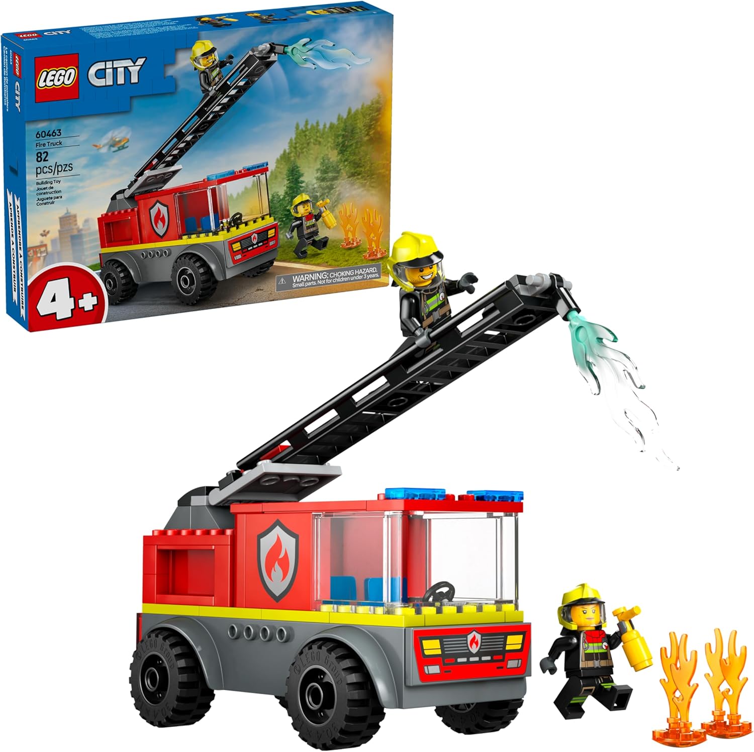 LEGO City: Caminhão dos Bombeiros, 82 peças