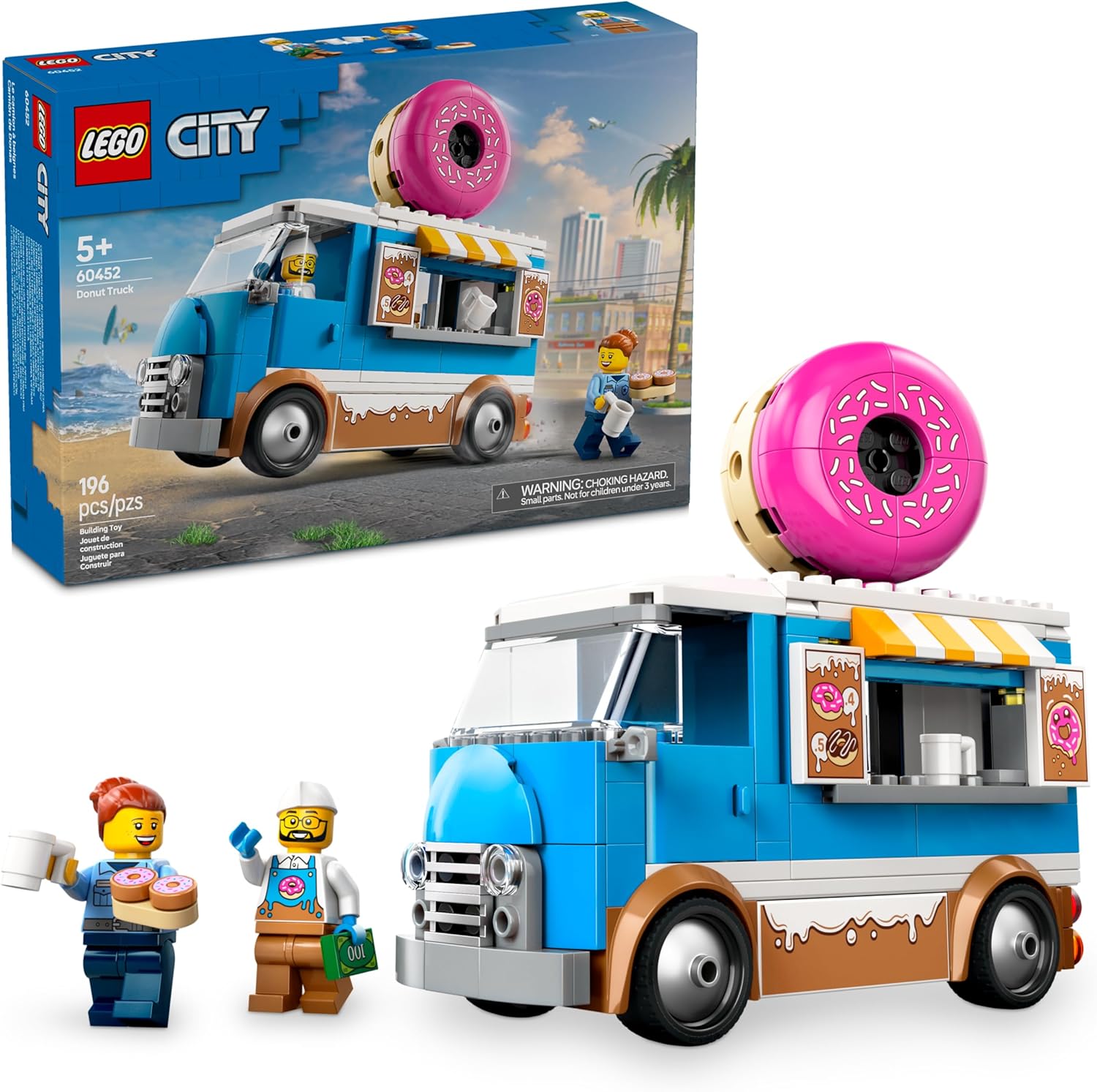LEGO City Veículos: Caminhão de Donuts, 196 peças