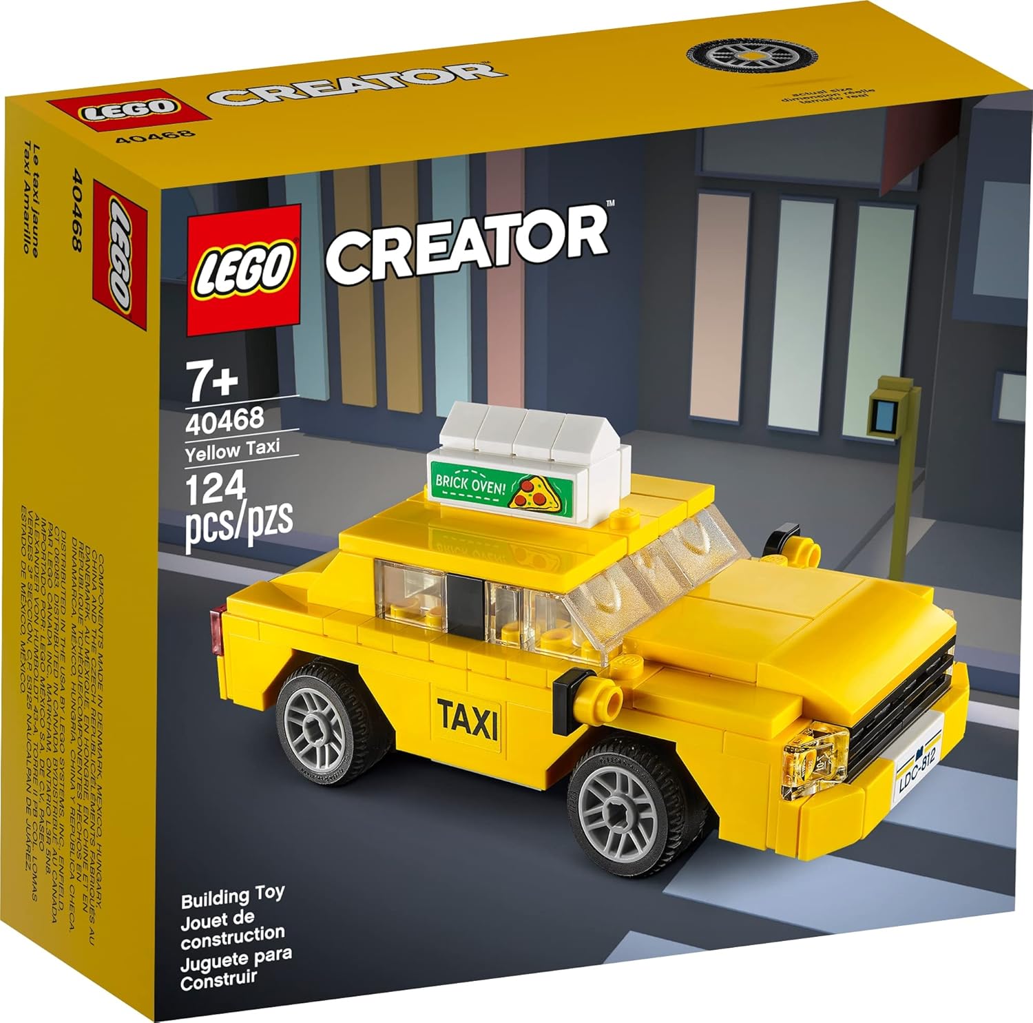 LEGO Creator: Taxi Amarelo, 124 peças