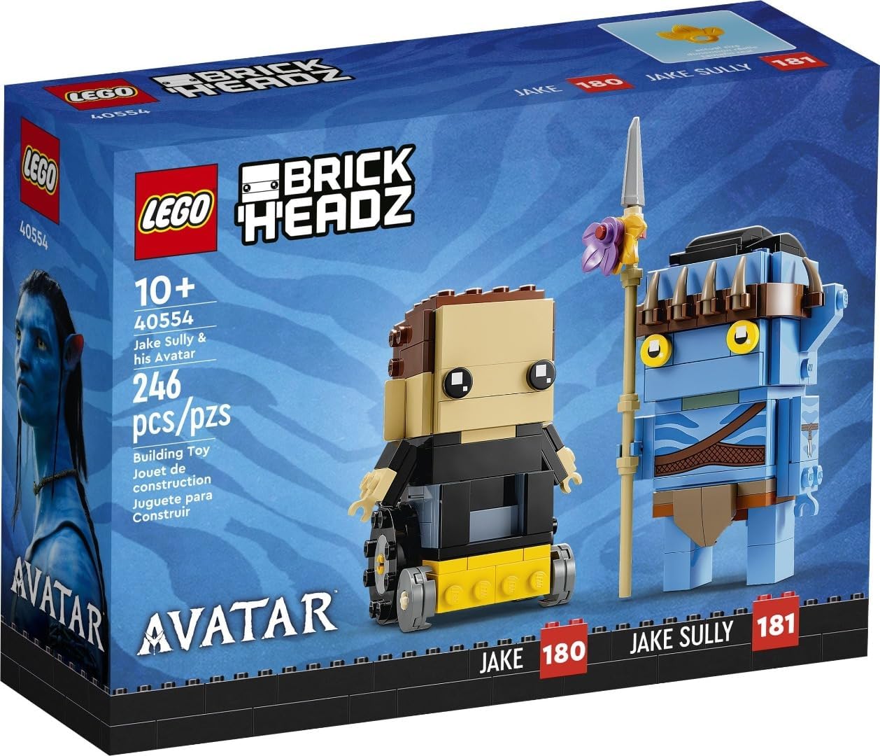 LEGO Disney BrickHeadz: Jake Sully & his Avatar, 246 peças