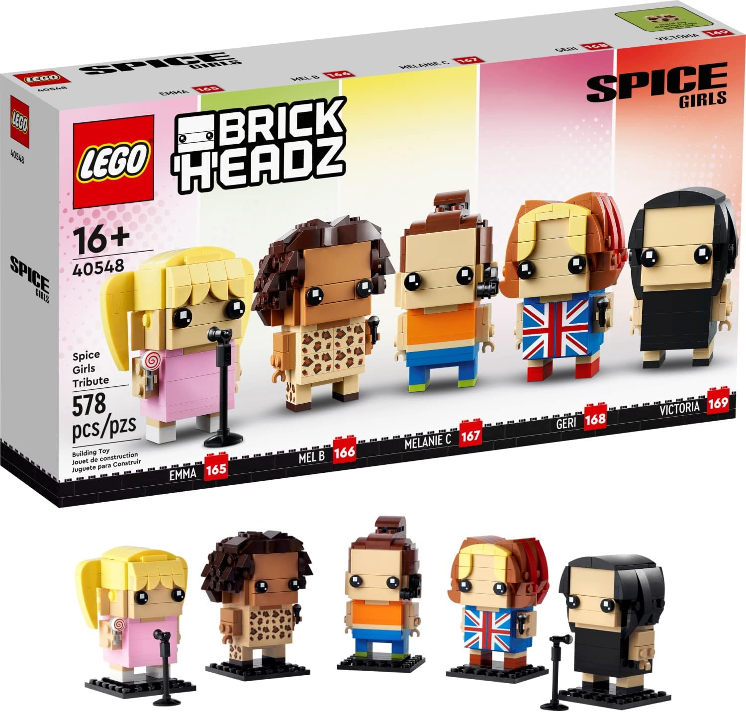 LEGO Disney BrickHeadz: Spice Girls Tribute, 578 peças