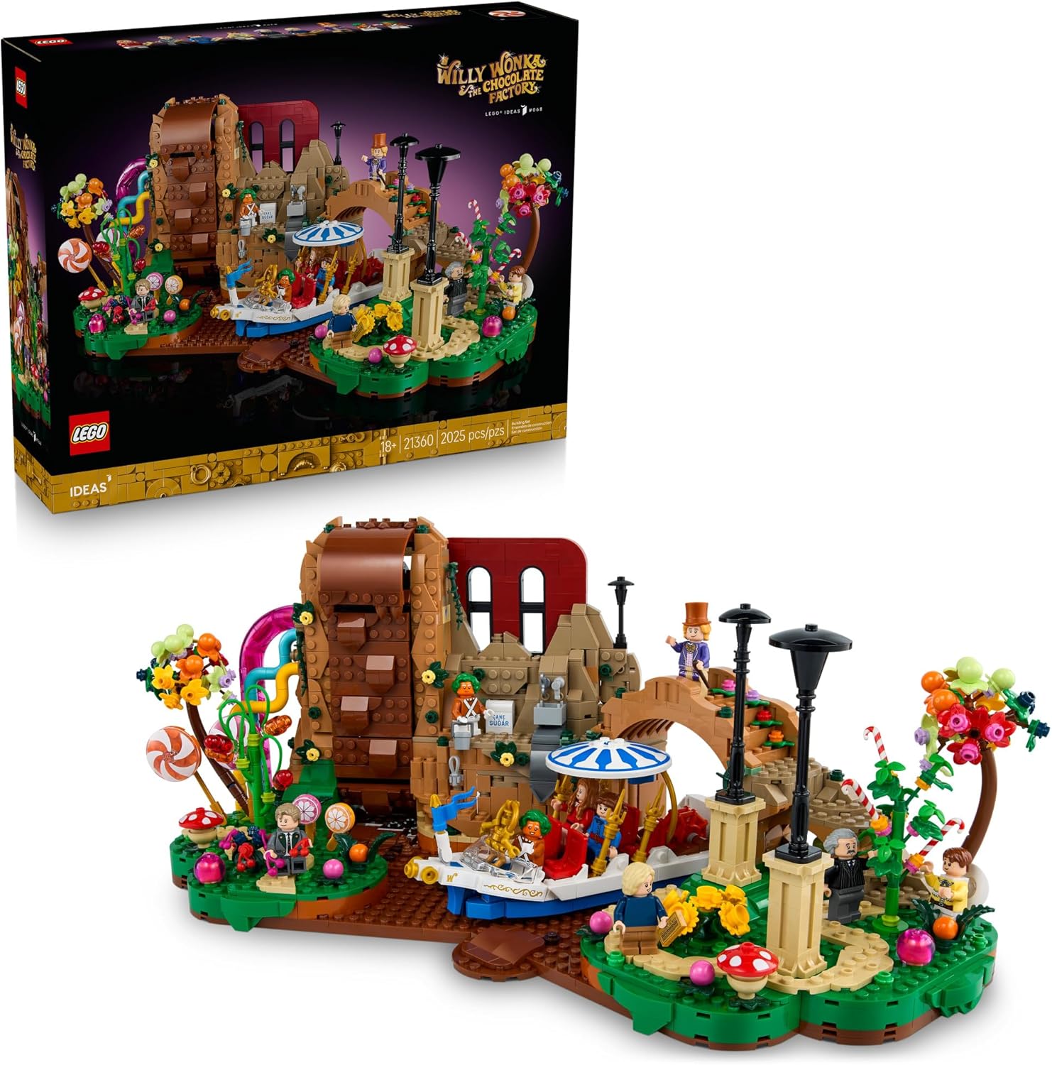 LEGO Ideas Willy Wonka e a Fábrica de Chocolate 21360