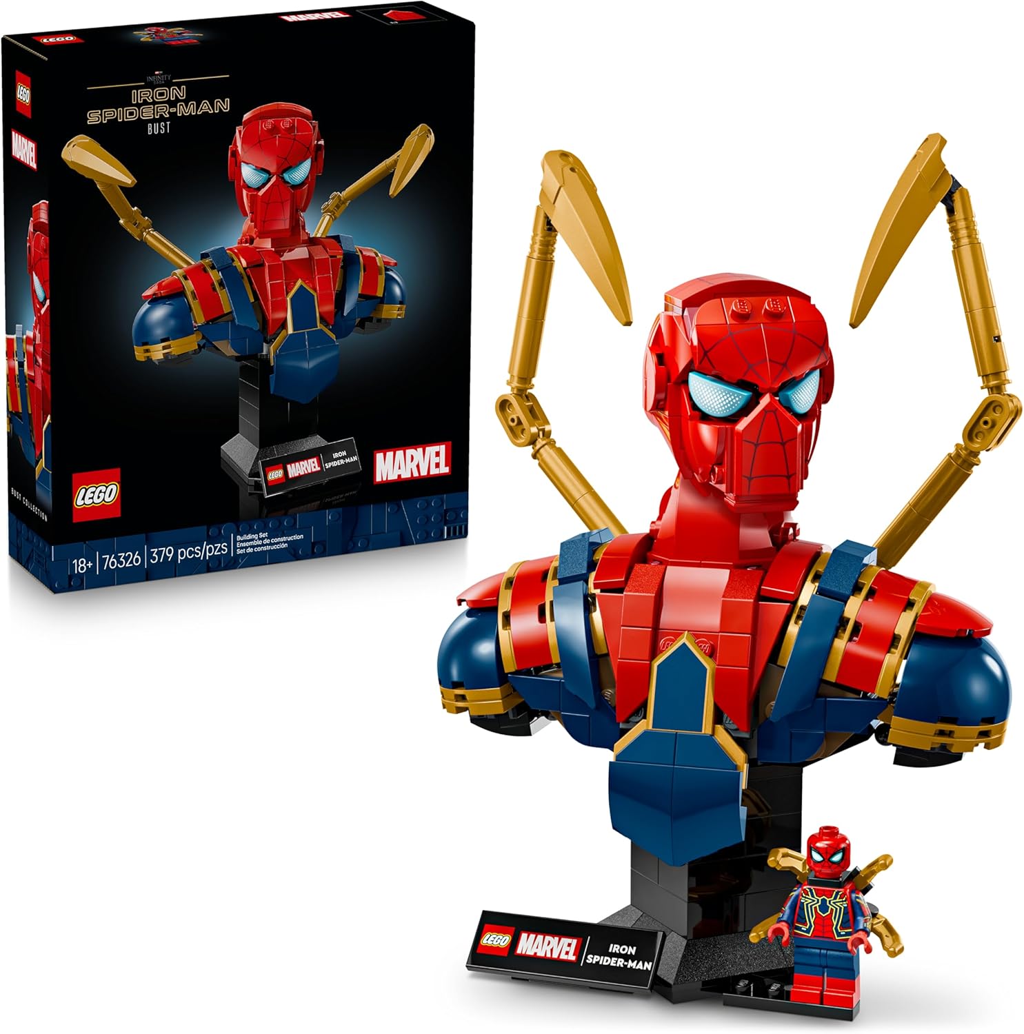 LEGO Coleção: Busto do Homem-Aranha, 379 peças