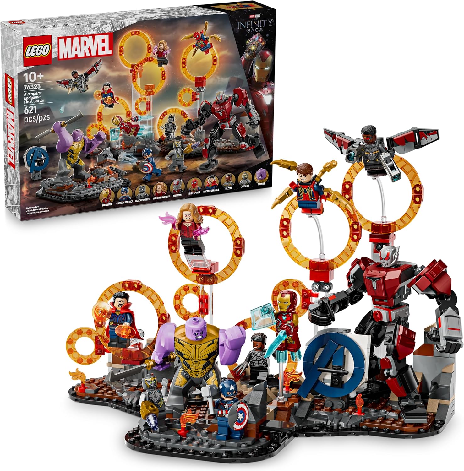 LEGO Vingadores: Ultimato A Batalha Final, 621 peças