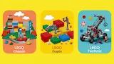 LEGO Classic, LEGO Duplo e LEGO Technic