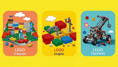 LEGO Classic, LEGO Duplo e LEGO Technic: Entenda as Diferenças e Escolha o Melhor
