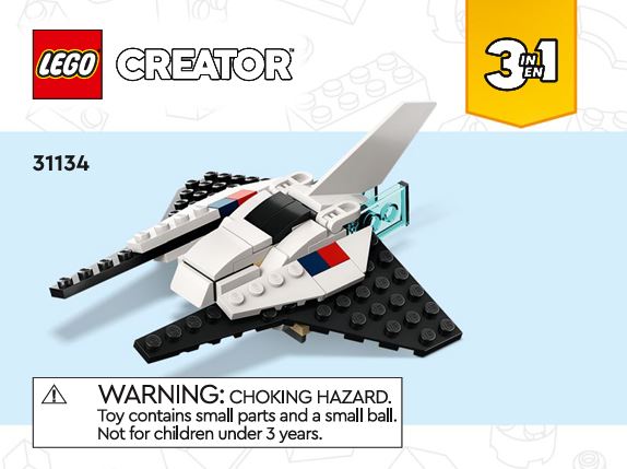 LEGO® Creator 3em1 - Nave Espacial