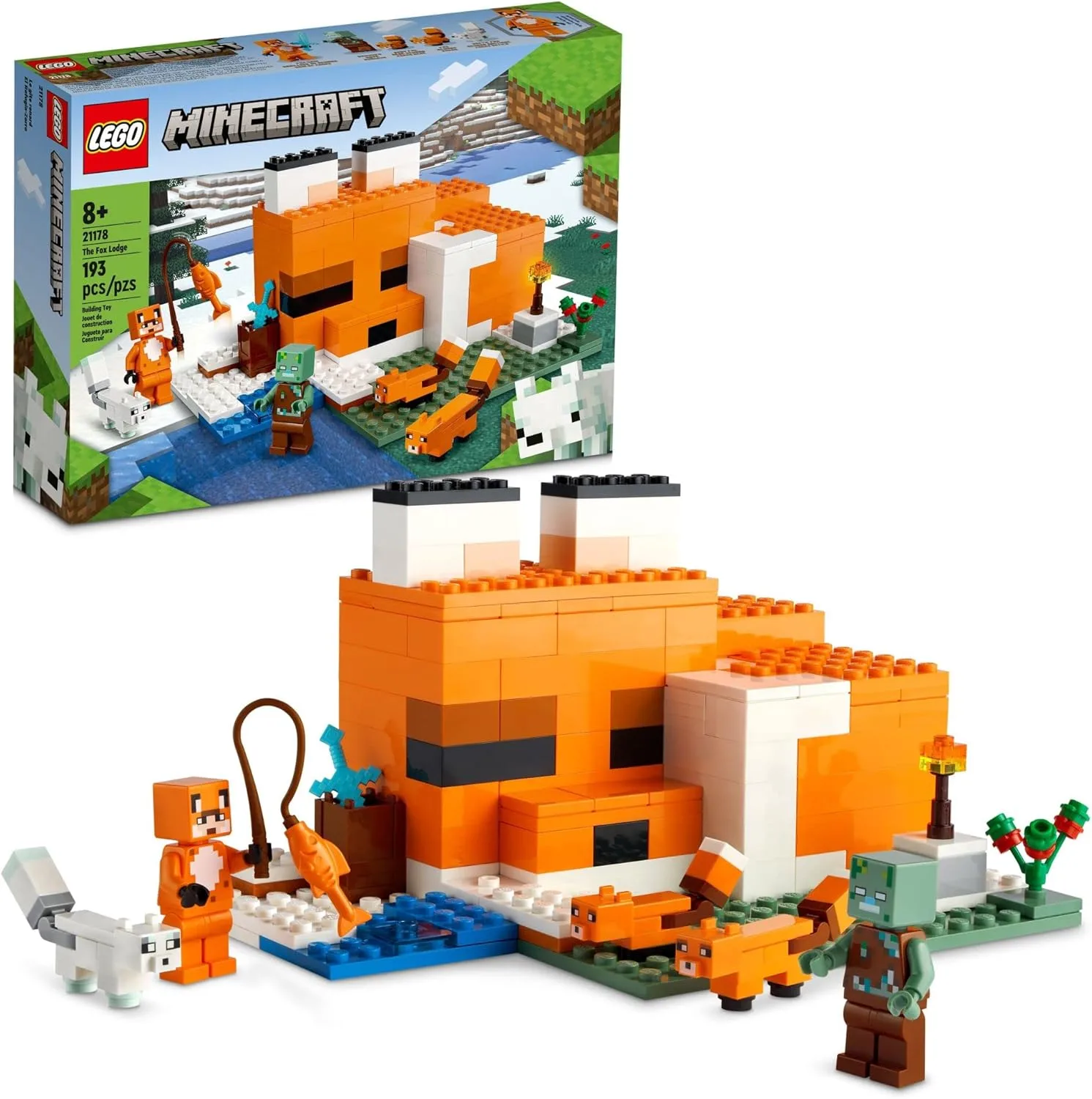 LEGO® Minecraft® – Pousada da Raposa ( 8 anos )