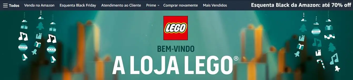 Loja LEGO na Amazon. Confira os melhores kits