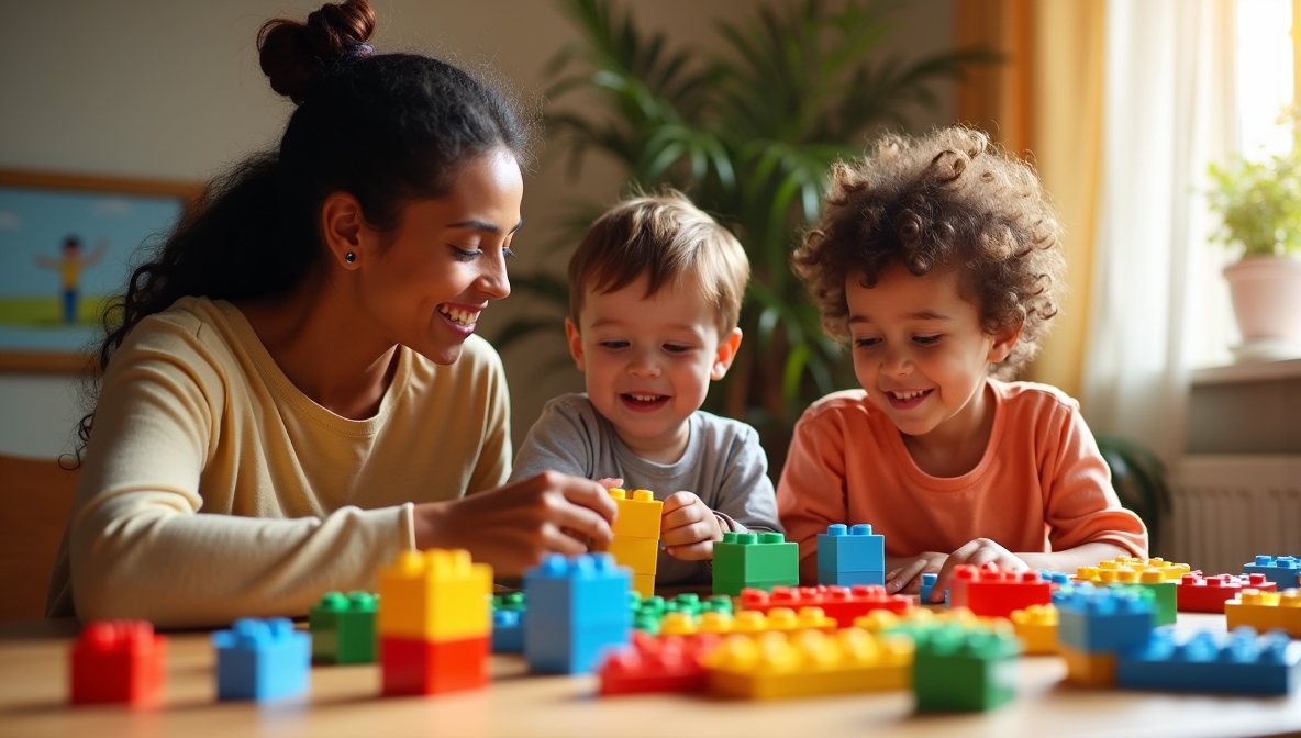 Motricidade fina infantil e brinquedos de montar