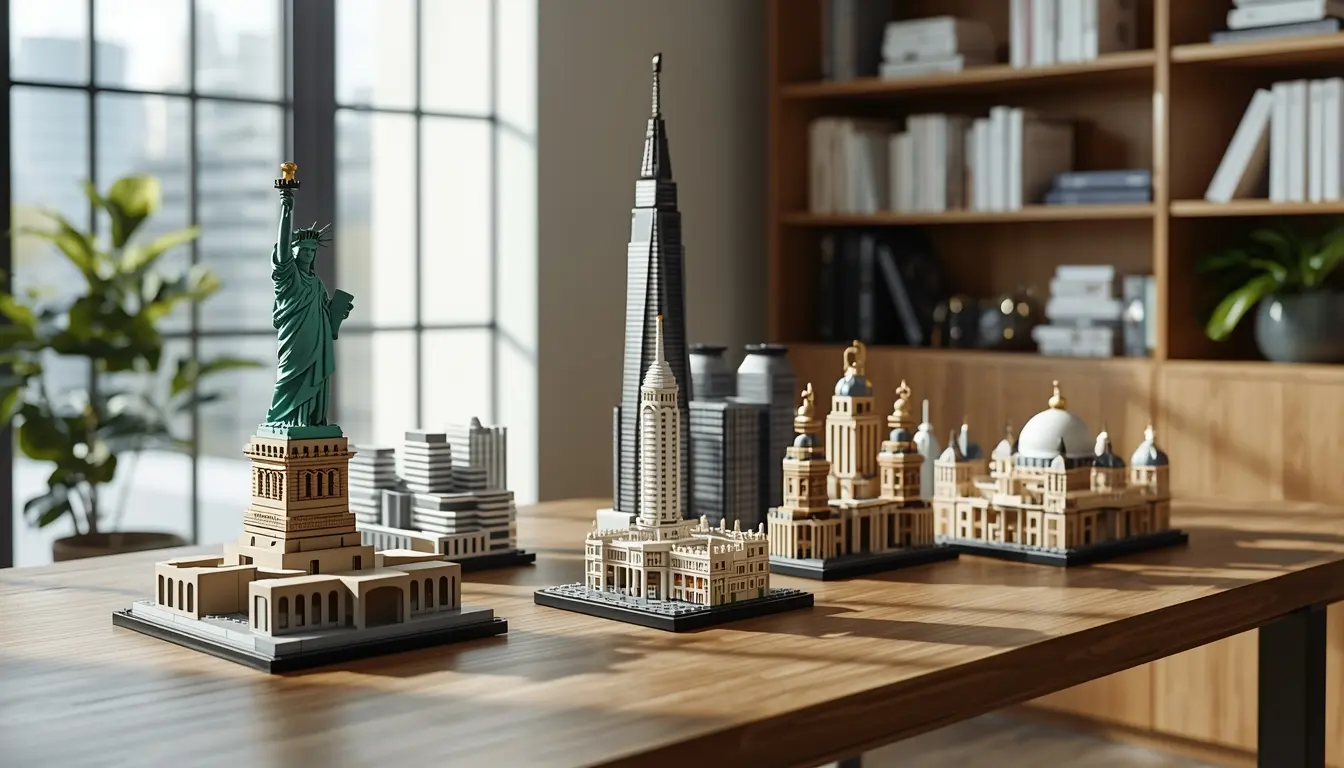 LEGO Architecture reúne os conjuntos mais sofisticados da LEGO