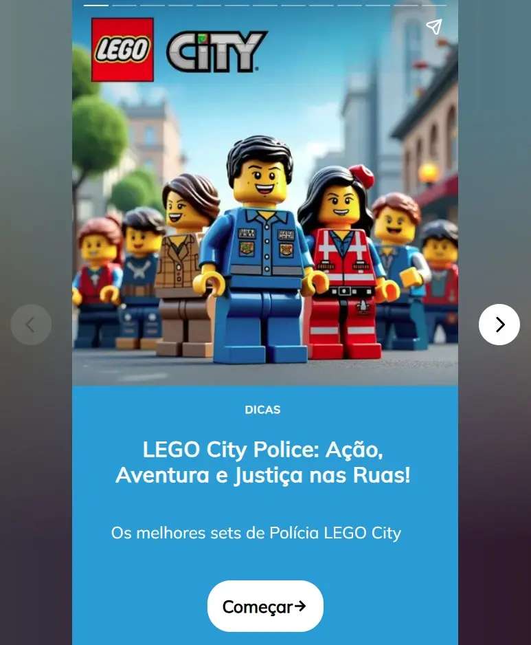 LEGO City Police 9 Opções Incríveis